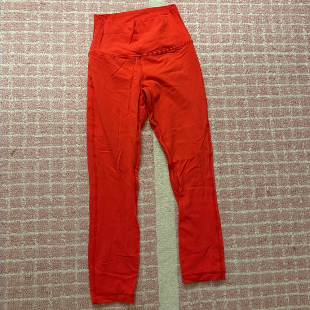lululemon athletica 23” Red Leggings